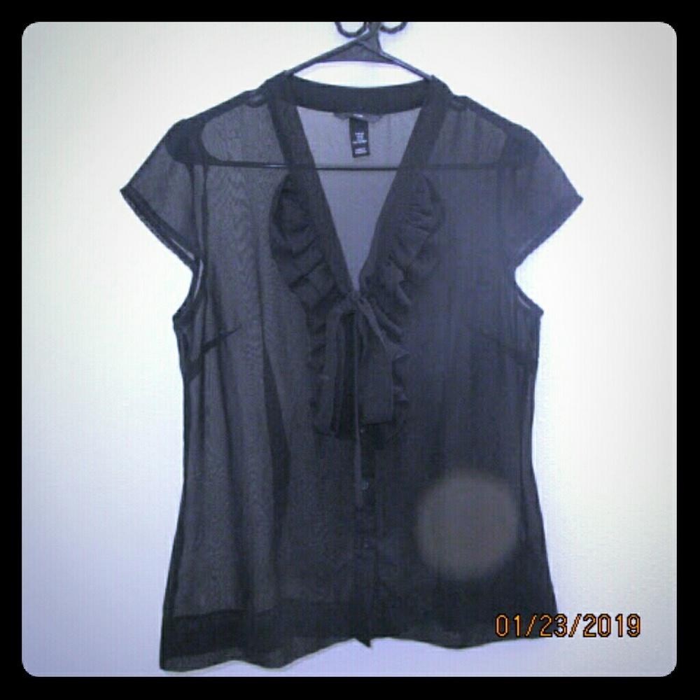 H&M sheer top